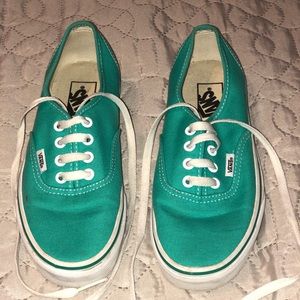 Vans Sneakers Robin’s Egg Blue Color Gently Used